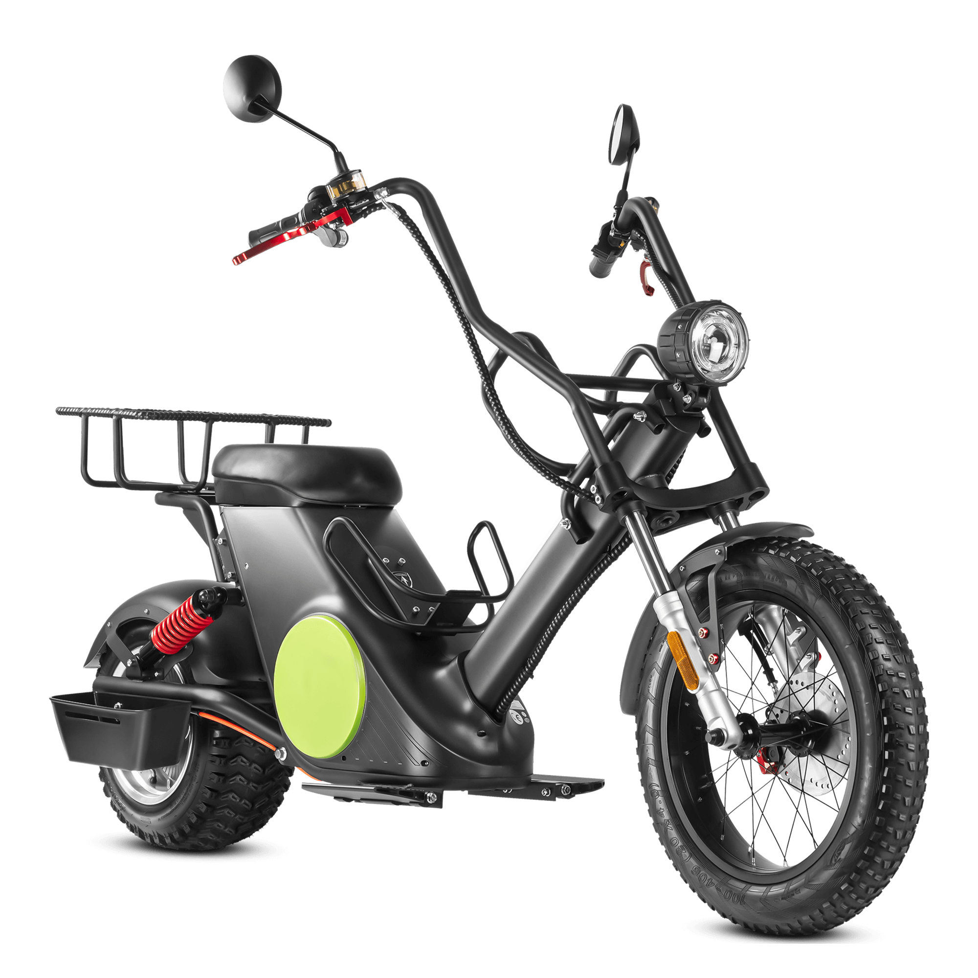 2000W Fat Tire Golf Scooter_Motorcycle Golf Cart__Eahora Golf M6G_Black2