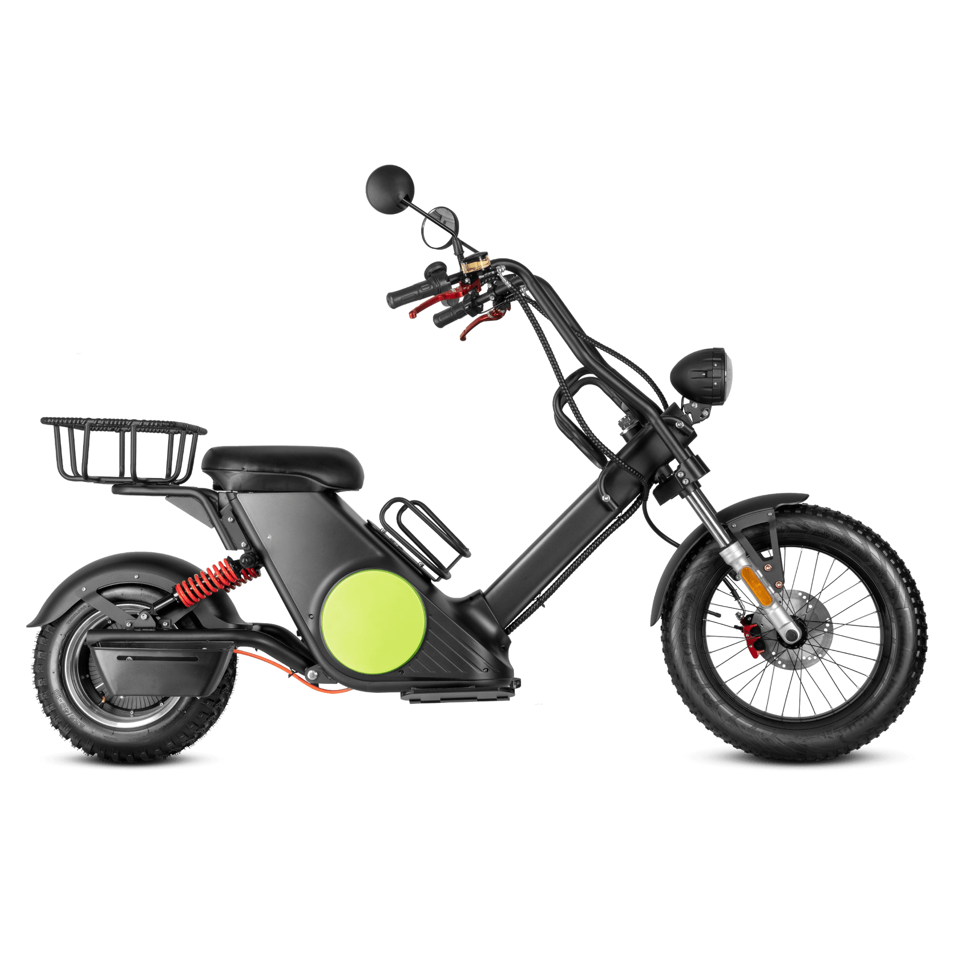 2000W Fat Tire Golf Scooter_Motorcycle Golf Cart_Eahora Golf M6G_Apple Green1