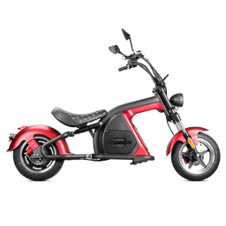 2000W Electric Chopper Scooter_Big Wheel Electric Scooter_Eahora Emoto M8_Red